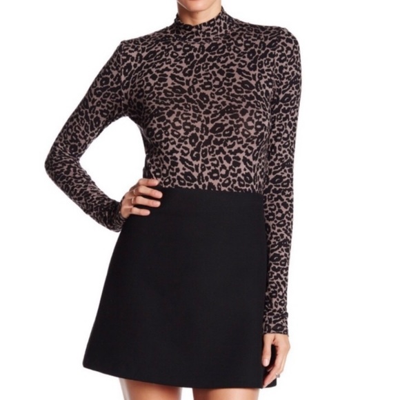 Free People Animal Print Long Sleeve Top - Picture 5 of 12